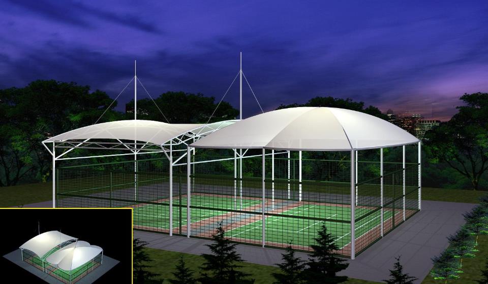 膜结构网球场馆