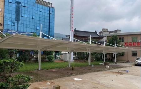 膜结构车棚造价大概多少钱一平方