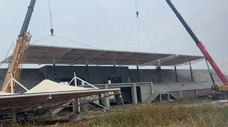 膜结构看台——滁州机械学校